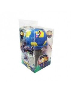 PARTYBALL PELOTA AZUL Y AMARILLO VELA DE CUMPLEAÑOS VPBBO