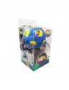 PARTYBALL PELOTA AZUL Y AMARILLO VELA DE CUMPLEAÑOS VPBBO