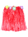 POLLERA HULA HAWAIANA ROJA AC508