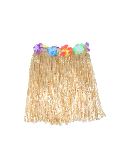 POLLERA HULA HAWAIANA NATURAL AC510
