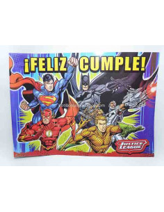 AFICHE BIENVENIDOS JUSTICE LEAGUE x1
