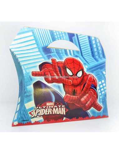 CAJITA SORPRESA HOMBRE ARAÑA SPIDERMAN x10