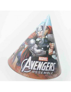 GORRO FELIZ CUMPLE AVENGERS x10