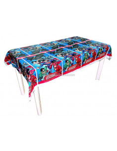 MANTEL PLASTICO JUSTICE LEAGUE x1