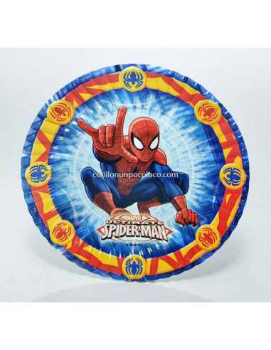 PLATO CARTON HOMBRE ARAÑA SPIDERMAN x10