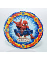PLATO CARTON HOMBRE ARAÑA SPIDERMAN x10