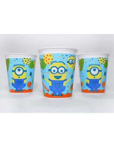 VASO PLASTICO MINIONS x10