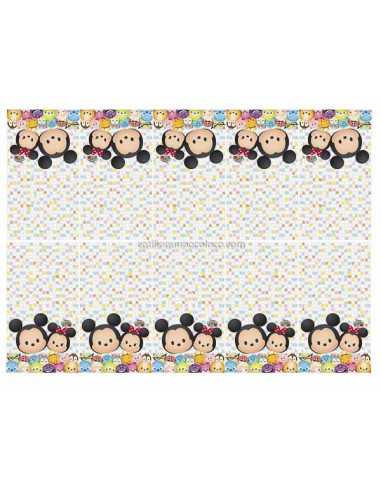 MANTEL PLASTICO TSUM TSUM x1