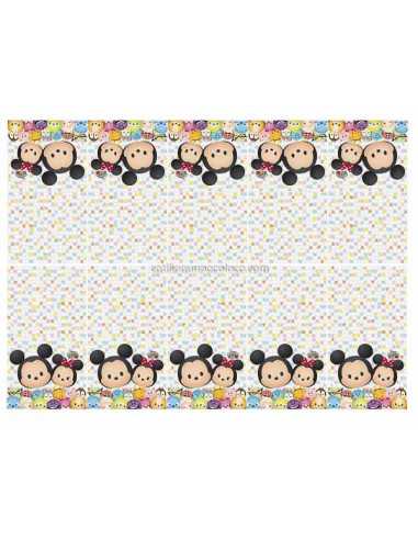 MANTEL PLASTICO TSUM TSUM x1