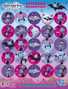 AUTOADHESIVO VAMPIRINA x 1