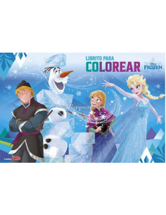 LIBRITO PARA COLOREAR FROZEN x8