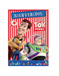 AFICHE BIENVENIDO C/ RECORDATORIO TOY STORY 4 X2