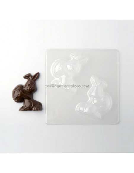 PLACA FIGURA PASCUA P8 CONEJITO CON HUEVO