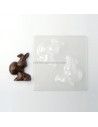 PLACA FIGURA PASCUA P8 CONEJITO CON HUEVO