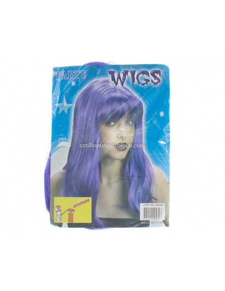 PELUCA LACIA LARGA VIOLETA