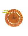 ADORNO MEDALLON 50 cm LUNARES LUNAR AMARILLO LUNAR BCO N02-8231 L
