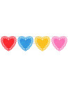 CORAZON CALAD MUL.COLOR TEXTIL NO TEJIDA 01-930