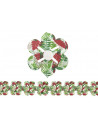 FLORES CON FOLLAJE N 01-8054 H