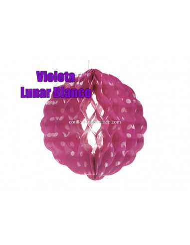 ADORNO LUNAR REDONDO LABIADO MED.25cm VIOLETA LUNAR BCO 02-8205-L