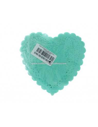 BLONDA PLENO VERDE CORAZON 10cm X100