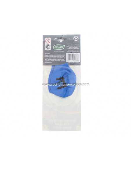 GLOBO x12" STD CELESTE LETRA E x2