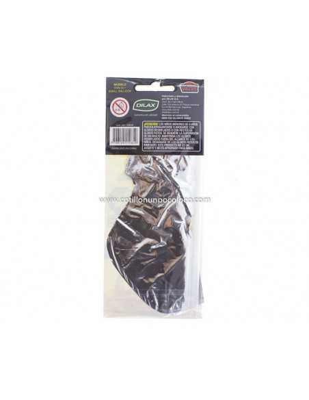 OVN-SL1 7" GLOBO NUMERO 5 PLATEADO+PALITO CON CLIP METALIZADOS