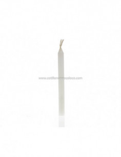 VELAS PINITO x1 BLANCO 7cm