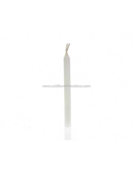 VELAS PINITO x1 BLANCO 7cm
