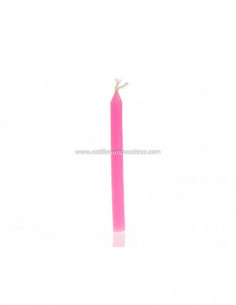 VELAS PINITO x1 ROSA 7cm