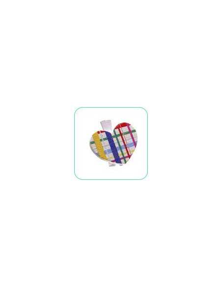 BROCHE C/APLIQUE CORAZON 10x10 30mm
