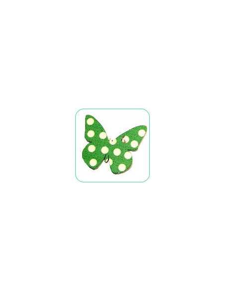 BROCHE C/APLIQUE MARIPOSA 10x10 30mm