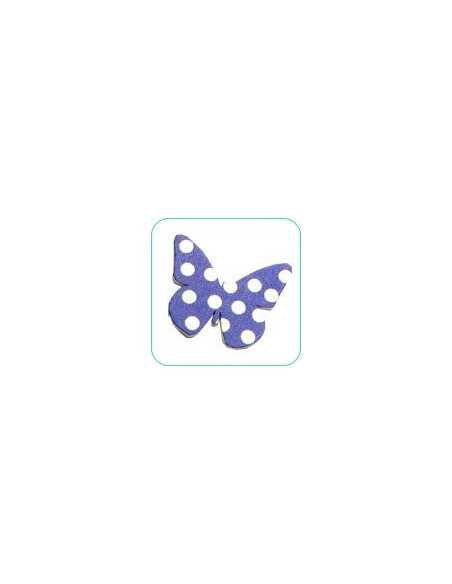 BROCHE C/APLIQUE MARIPOSA 10x10 30mm