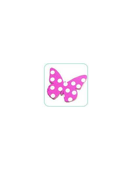 BROCHE C/APLIQUE MARIPOSA 10x10 30mm