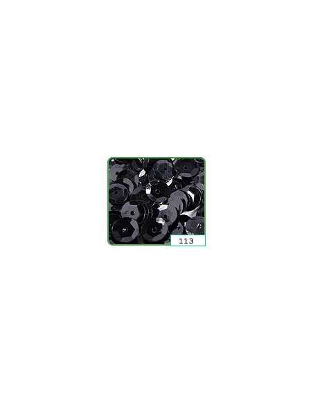 LENTEJUELA METAL No 8 NEGRO