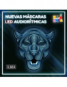 MASCARA AUDIORITMICA LUMINOSO LED JAGUAR XLM04