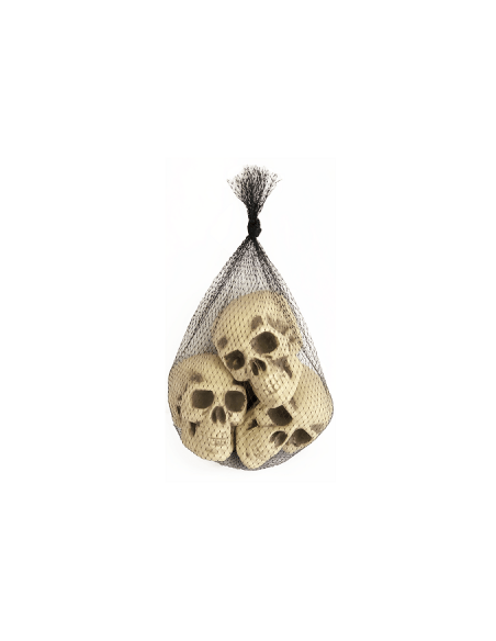 CALAVERA TERRORIFICAS BOLSA x3u 9x8x11cm HD109
