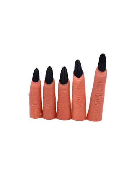 DEDOS DE BRUJA UÑAS NEGRAS HD307