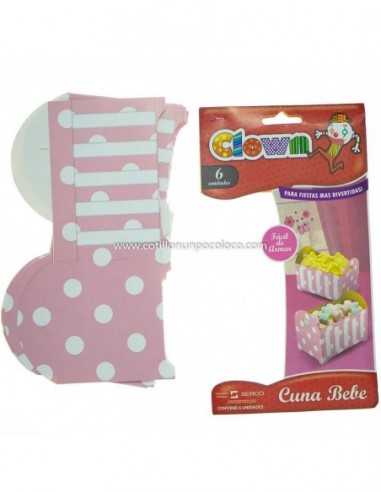 CUNA BEBE ROSA x 6