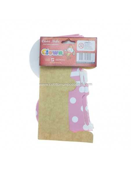CUNA BEBE ROSA x 6