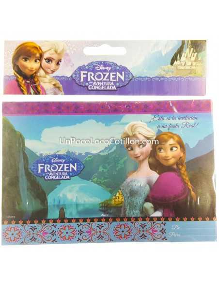 INVITACION FROZEN x10