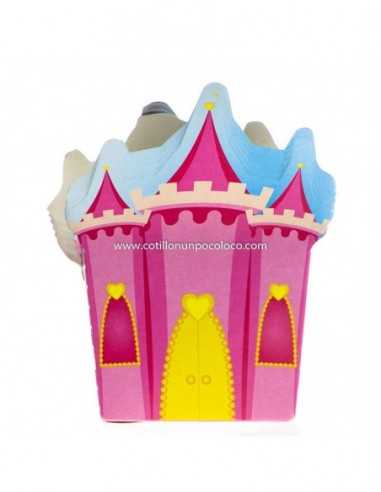 PORTA POCHOCLO 3D x6 CASTILLO ROSA