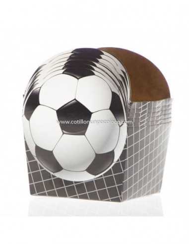 PORTA POCHOCLO 3D x6 FUTBOL NEGRO