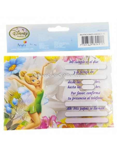 INVITACION HADAS CAMPANITA x10