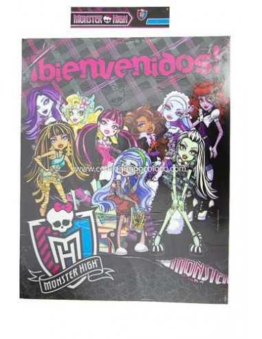 AFICHE BIENVENIDOS MONSTER HIGH X1