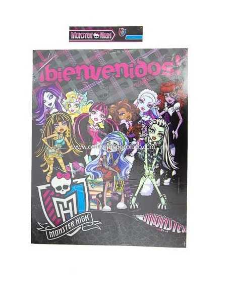 AFICHE BIENVENIDOS MONSTER HIGH X1