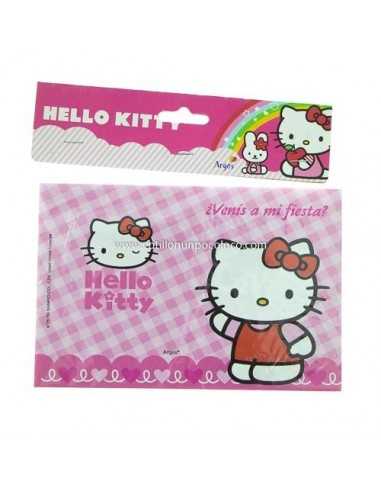 INVITACION HELLO KITTY X10