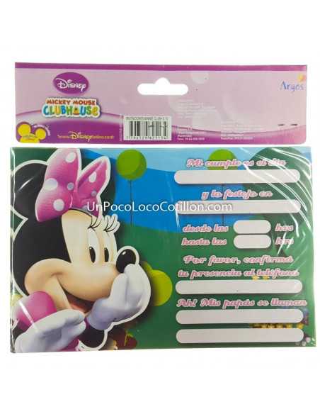 INVITACION MINNIE x10