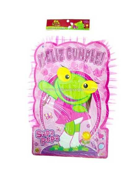 PIÑATA CARTON SAPA PEPA x1