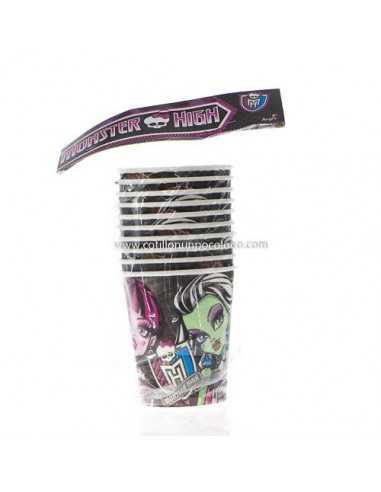 VASO PLASTICO MONSTER HIGH X10