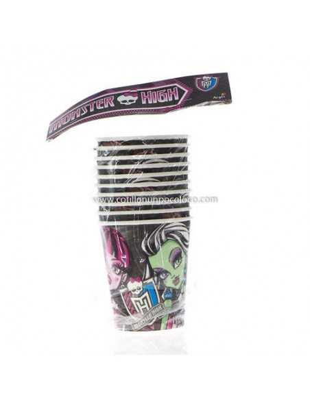 VASO PLASTICO MONSTER HIGH X10